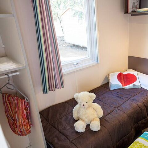 Mobilheim 6 personen - Premium | 3 Schlafz. | 6 Pers. | Lounge Terrasse | Klimaanlage | TV