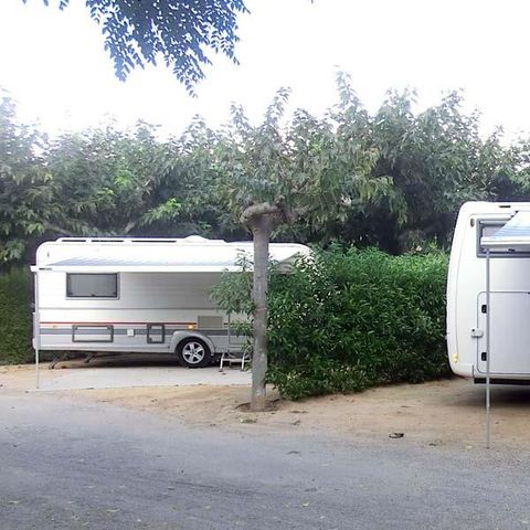 Stellplatz - Premium-Stellplatz: Auto + Zelt/Wohnwagen oder Wohnmobil + Strom 5A