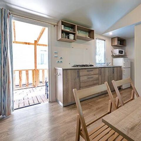 Mobilheim 6 Personen - Mobilheim | Comfort | 2 Zi. | 4/6 Pers. | Erhöhte Terrasse