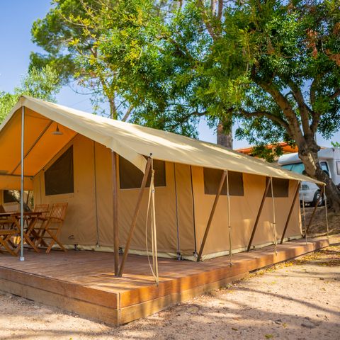 SafariZelt 4 Personen - Glamping Cobricel