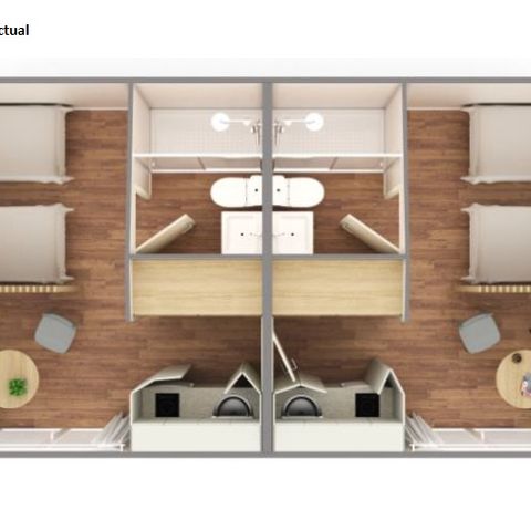 Mobilheim 4 Personen - Bungalow Acovil