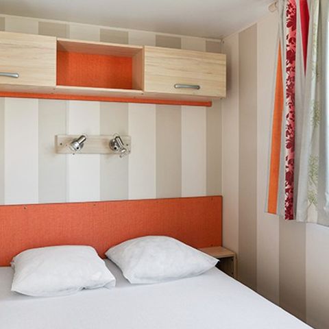 Mobilheim 6 Personen - Classic | 3 Schlafz. | 6 Pers. | Erhöhte Terrasse