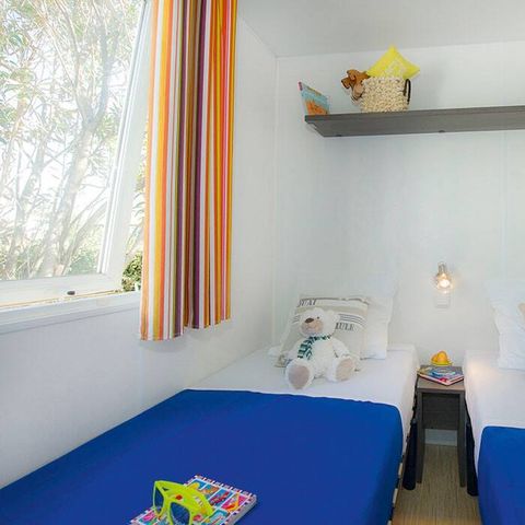 Mobilheim 6 Personen - Mobilheim | Classic | 3 Zi. | 6 Pers. | Nicht überdachte Hochterrasse | Klima.