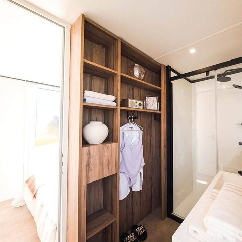 Mobilheim 6 personen - Mobilheim | Premium | 3 Schlafz. | 6 Pers. | Terrasse Lounge | Clim.