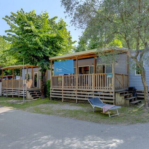 Mobilheim 6 personen - Mobilheim | Premium | 3 Schlafz. | 6 Pers. | Terrasse Lounge | Clim.