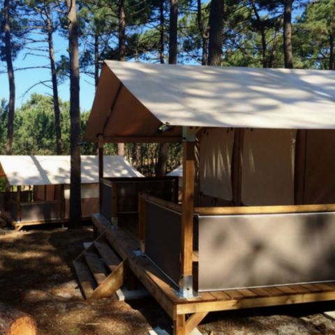 Safarizelt 6 Personen - LODGE ZELT Victoria | 6 Pers. 2 Schlafz.