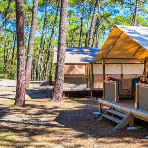 Safarizelt 6 Personen - LODGE ZELT Victoria | 6 Pers. 2 Schlafz.