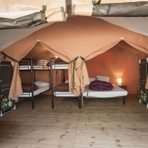 Safarizelt 6 Personen - LODGE ZELT Victoria | 6 Pers. 2 Schlafz.