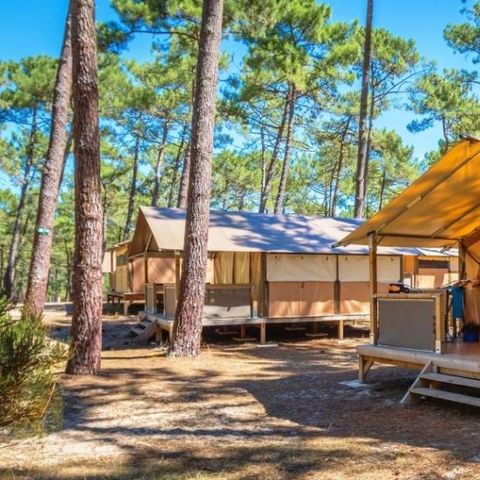 Safarizelt 6 Personen - LODGE ZELT Victoria | 6 Pers. 2 Schlafz.