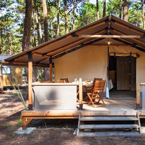 Safarizelt 6 Personen - LODGE CONFORT Kenia | 6 pers. 2 Schlafz.