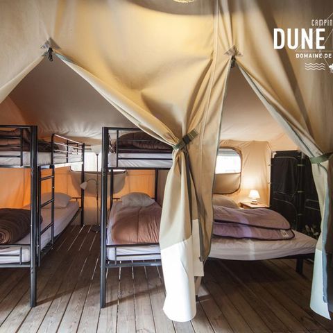 Safarizelt 6 Personen - LODGE CONFORT Kenia | 6 pers. 2 Schlafz.