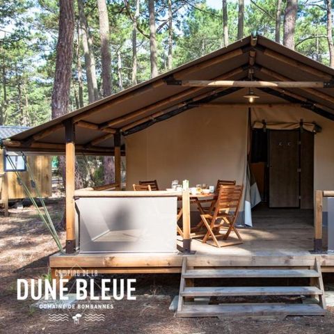 SafariZelt 5 Personen - CONFORT LODGE Victoria | 5 pers. 2 Schlafz.