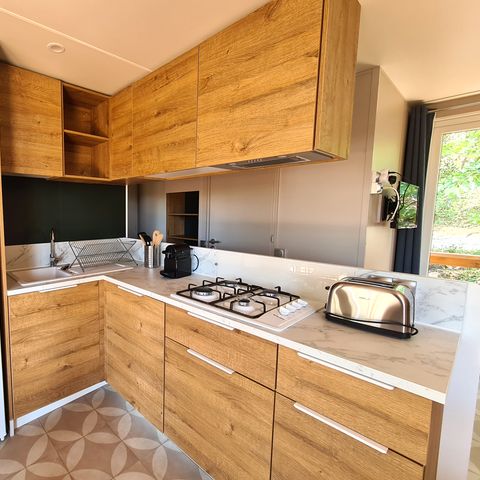 Mobilheim 8 Personen - Cottage COTE JARDIN 40m² (3 Zimmer)