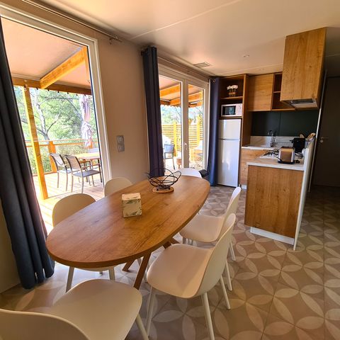 Mobilheim 8 Personen - Cottage COTE JARDIN 40m² (3 Zimmer)