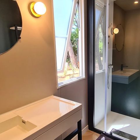 Mobilheim 6 Personen - NEW 2023 ! Cottage MAGNOLIA + jacuzzi 32m² (2 Zimmer)
