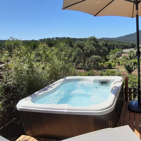 Mobilheim 2 Personen - Cottage JASMIN + jacuzzi 21m² (1 Zimmer)