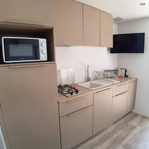 Mobilheim 2 Personen - Cottage JASMIN + jacuzzi 21m² (1 Zimmer)