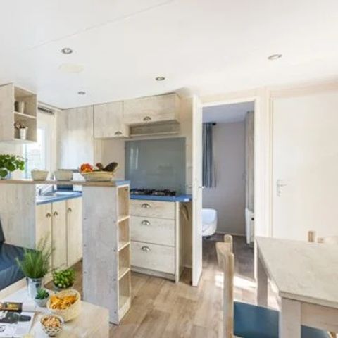 Mobilheim 6 personen - Comfort XL | 3 Zi. | 6 Pers. | Erhöhte Terrasse