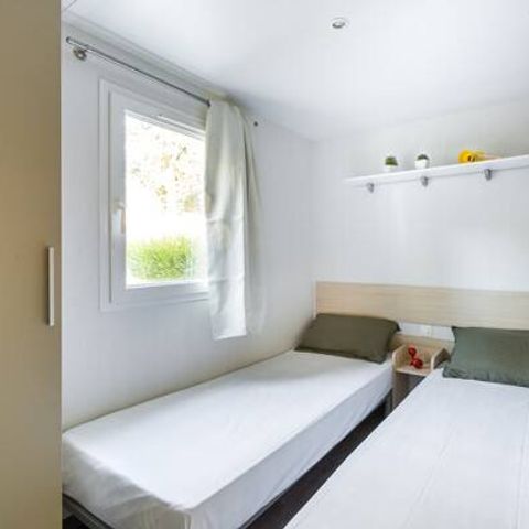 Mobilheim 6 personen - Mobilheim | Premium | 3 Schlafz. | 6 Pers. | Erhöhte Terrasse | TV