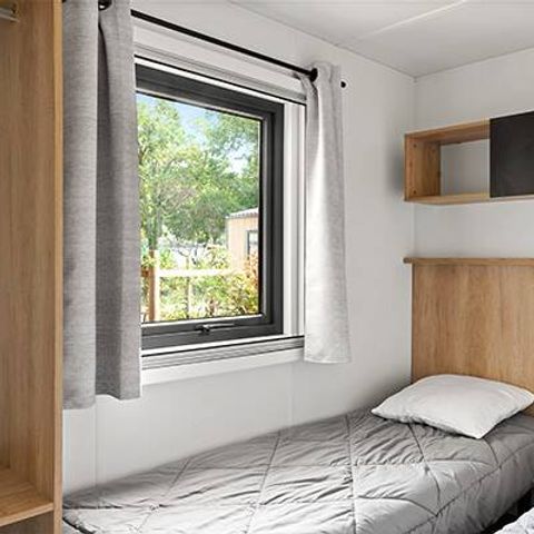 Mobilheim 6 Personen - Ultimate | 3 Schlafz. | 6 Pers. | *Erhöhte Terrasse* | 2 Bäder | Klimaanlage | TV