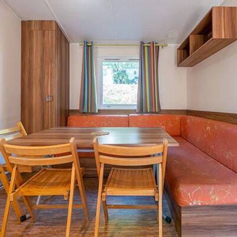 Mobilheim 6 Personen - Mobilheim | Classic | 3 Schlafz. | 6 Pers. | Erhöhte Terrasse | TV