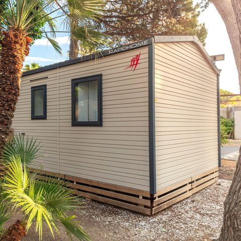 Mobilheim 8 Personen - Mobilheim | Comfort | 4 Zi. | 8 Pers. | Erhöhte Terrasse | 2 Bäder | Clim.