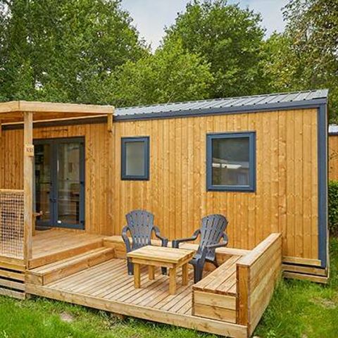 Mobilheim 6 personen - Mobilheim | Premium Exclusive | 3 Zi. | 6 Pers. | Erhöhte Terrasse | Klimaanlage | TV