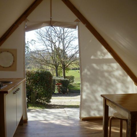 Safarizelt 4 Personen - TRAPPEUR COSY Ohne Sanitäranlagen