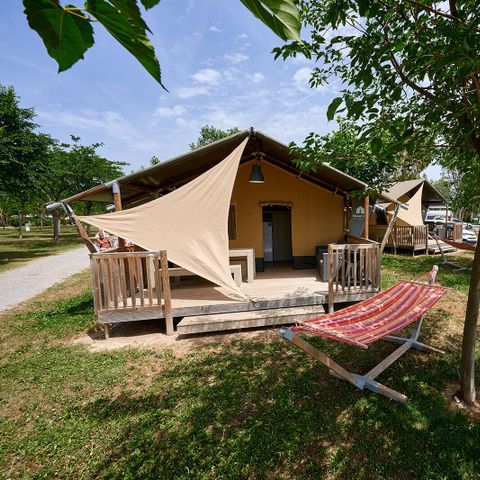 SafariZelt 5 Personen - Holz