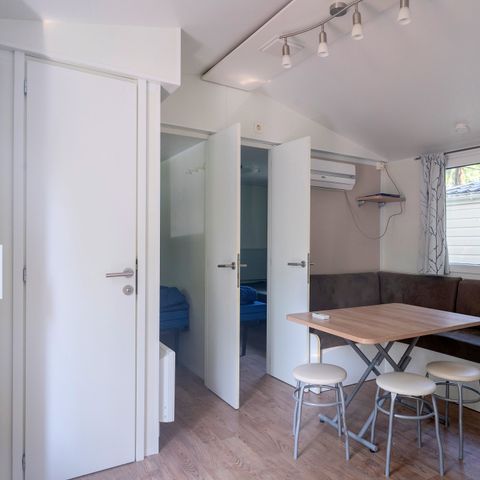 Mobilheim 4 personen - Comfort | 2 Zi. | 4 Pers. | Erhöhte Terrasse | Klim.