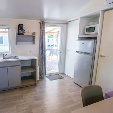 Mobilheim 6 personen - Comfort | 3 Zi. | 6 Pers. | Erhöhte Terrasse | Clim.