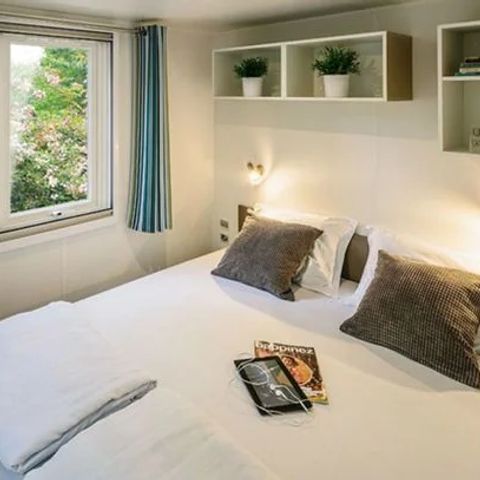 Mobilheim 5 personen - Comfort | 2 Zi. | 5 Pers. | Erhöhte Terrasse | Clim.