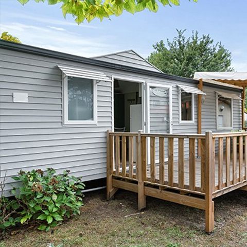 Mobilheim 4 personen - Classic XL | 2 Zi. | 4 Pers. | Erhöhte Terrasse