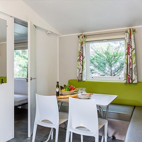 Mobilheim 4 personen - Classic XL | 2 Schlafz. | 4 Pers. | Einfache Terrasse