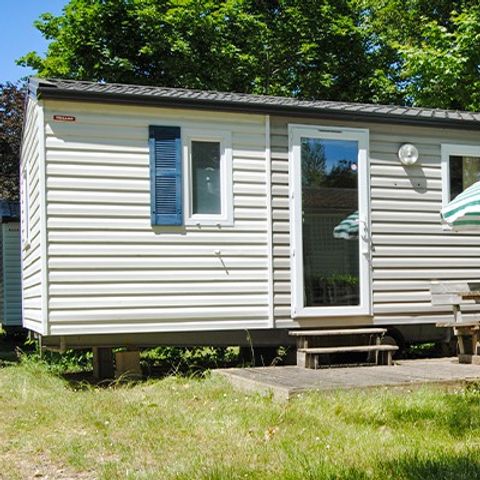 Mobilheim 4 personen - Comfort XL | 2 Schlafz. | 4 Pers. | Kleine Terrasse