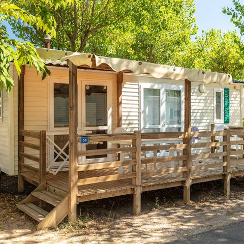 Mobilheim 6 Personen - Mobilheim | Comfort | 2 Zi. | 4/6 Pers. | Erhöhte Terrasse | Klim.