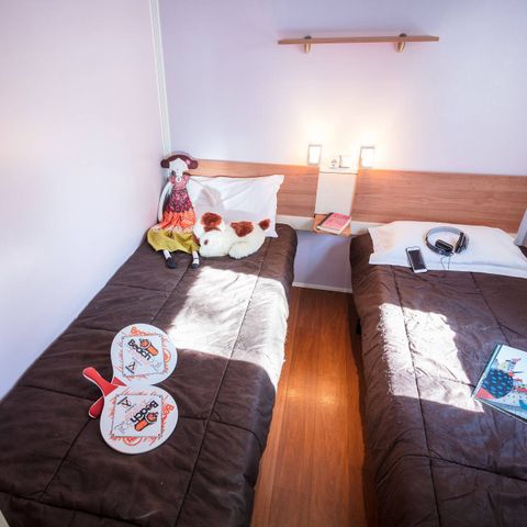 Mobilheim 6 Personen - Mobilheim | Comfort | 2 Zi. | 4/6 Pers. | Erhöhte Terrasse | Klim.