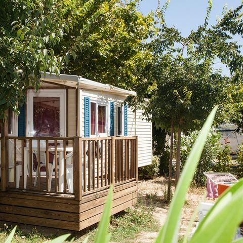 Mobilheim 4 personen - Classic | 2 Schlafz. | 4 Pers. | Einfache Terrasse | Klimaanlage