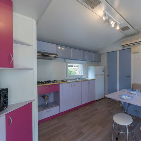 Mobilheim 6 Personen - Classic | 2 Zi. | 4/6 Pers. | Einfache Terrasse