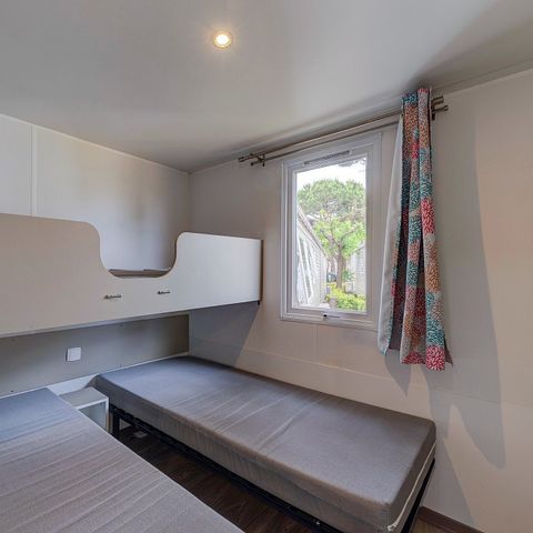 Mobilheim 6 Personen - Comfort | 2 Zi. | 4/6 Pers. | Einfache Terrasse | Klim.