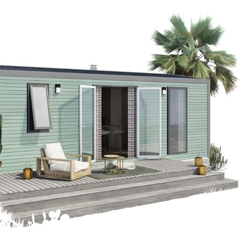 Mobilheim 6 Personen - Mahana 6 Personen 3 Zimmer 33m²