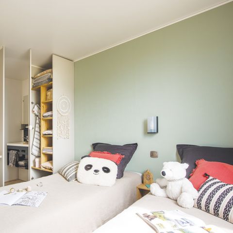 Mobilheim 6 Personen - Premium 2 Schlafzimmer 2 Badezimmer 33m²