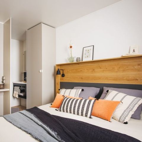 Mobilheim 6 Personen - Premium 2 Schlafzimmer 2 Badezimmer 33m²