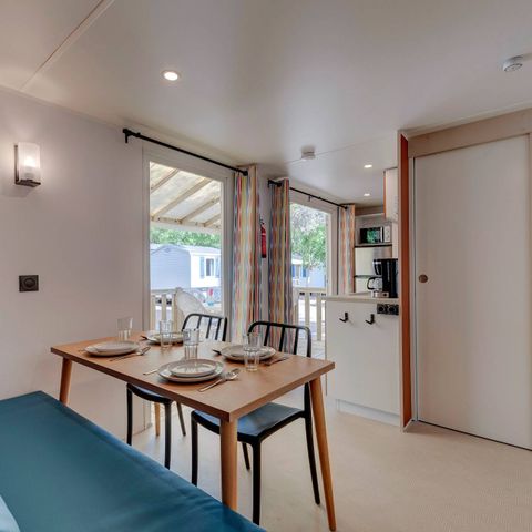 Mobilheim 6 Personen - Mobilheim | Comfort | 3 Zi. | 6 Pers. | Erhöhte Terrasse | Clim.
