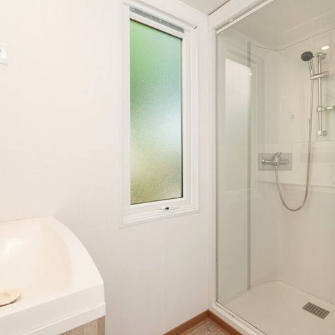 Mobilheim 5 Personen - Mobilheim | Comfort | 3 Schlafz. | 5 Pers. | Einfache Terrasse