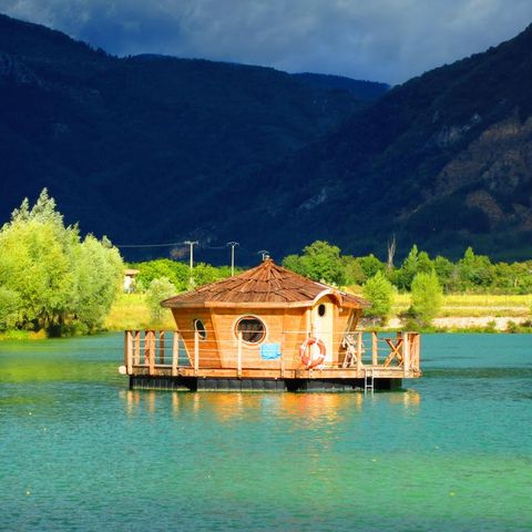 AUßERGEWÖHNLICHE UNTERKUNFT 2 Personen - Ciela Schwimmende Hütte - 1 Schlafzimmer (ohne Sanitäranlagen)