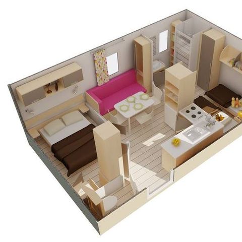 Mobilheim 4 Personen - FIRST