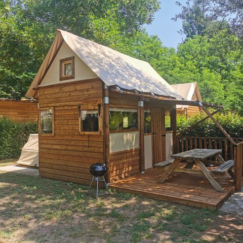 Zelt 4 Personen - Lodge-Zelt für Radfahrer, Wanderer