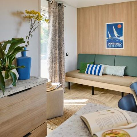 Mobilheim 6 Personen - Mobilheim Seychellen 3 Schlafzimmer / Klimaanlage, Geschirrspüler, 2 Badezimmer