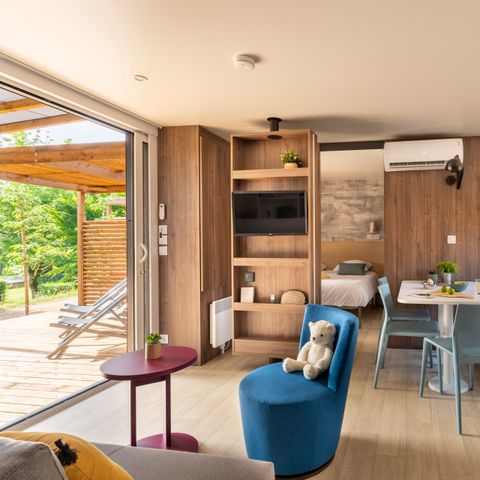 Mobilheim 4 personen - EXKLUSIV 2 Schlafzimmer mit Master-Suite